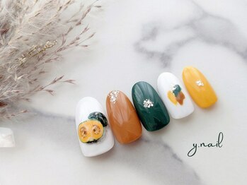 ワイネイル(Y.nail)/かぼちゃネイル