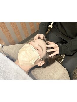 ヘッドスパで癒されたい