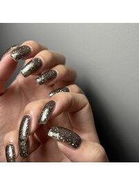 グリッターネイル