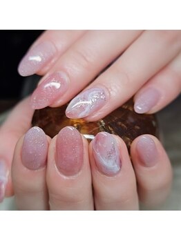 ピアチェーレ(Piacere)/ピンクニュアンスネイル