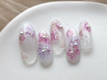 リアン(LIAn.)/フラワーネイル/定額8000円