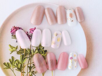 ダッシングディバ アトレ大井町店(DASHING DIVA)/上品バラアートネイル ¥6600