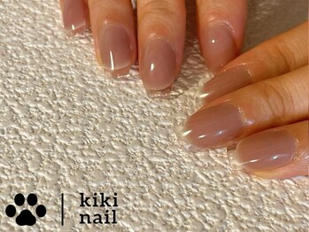 キキネイル 二子玉川(kikinail)/ガラスフレンチ/上品ネイル