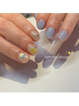 ネイルサロン スラッシュ(SLASH)/【AKI】summer design