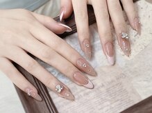 Best Nail 銀座店【ワンホンネイル・スカルプ・パラジェル・上品ジェルネイル】/長さ出しシンプルデザイン