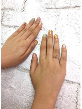 プライズアイリス アイラッシュ 池袋東口店(prize Iris eyelash)/スタッフ持ち込みネイル