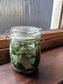 癒しの空間 ユルリ(yururi) 庭のドクダミでチンキ作りました。お肌にとてもいいんですよ！
