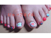 にゃーこネイル/チロリアン柄☆持ち込みデザイン