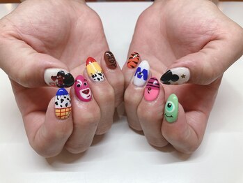 ティーエヌ 本厚木店/キャラクターネイル☆11000税込