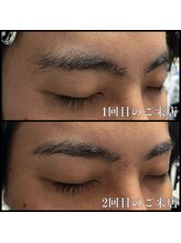 眉毛男子 新宿店/リピーター様の変化