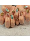 ブルーニュアンスネイル
