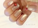 立体ハート　マグネット