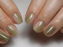 クロ(KURO)/縦グラデ/柳津ネイルサロン