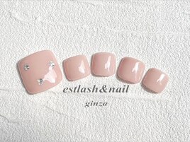 フットワンカラーシンプルアート