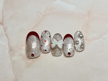 アルク バイ ネオリーブ 荻窪店(arc by neolive)/1月定額/キラキラガーリーネイル