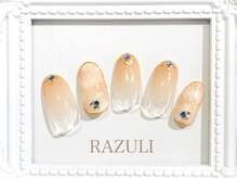 ネイルアンドジュエリーラズリ(Nail＆Jewelry RAZULI)/シンプル大理石ネイル