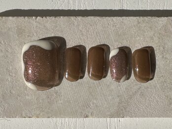 カラ ネイル 中津店(calla nail)/変形フレンチ