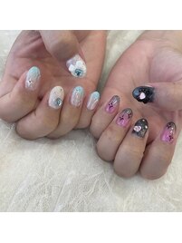 キラキラネイル♪新規¥9900