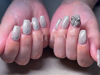 ヴィオラ(VIOLA)/リボンネイル/韓国風