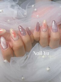 桜チークネイル