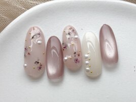 押し花ネイル/定額7000円