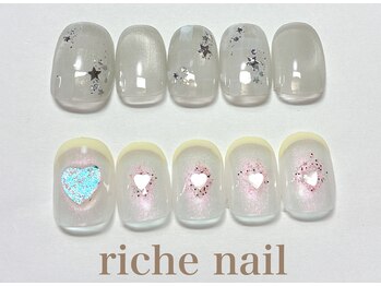 リッシュネイル 新百合ヶ丘店(riche nail)/トレンドデザインコース