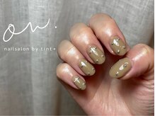 オンドットネイルサロンバイティントプラス(on. nailsalon by tint+)/8980円デザイン＋パーツ追加