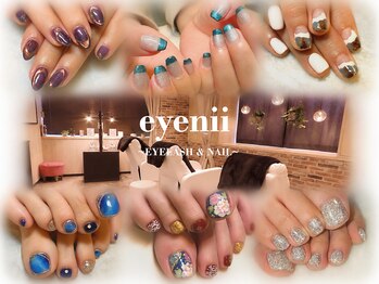 アイニー アイラッシュ アンド ネイル(eyenii)の写真/高技術者が豊富なアートを丁寧に施術！ネイル6200円～フットは6700円～★まつげMENUも◎