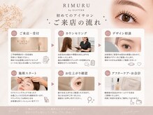 リムル バイ グリッター 吉沢店(RIMURU by GLITTER)/ご来店の流れ