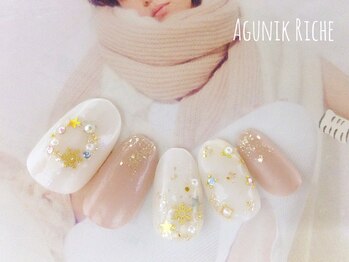 アグニークリッシェ(Agunik Riche)/【冬ネイル】