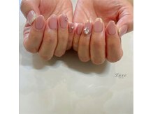 ネイルサロンリュクス (nailsalon Luxe)/オーロラミラーフレンチ