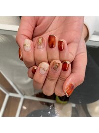 べっ甲×ミラー×ニュアンス