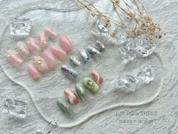 スリー(THREE)/【8月】ニュアンス定額デザイン