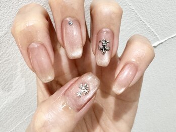 クォーターリゾートネイル(QUARTER RESORT nail)/水光マグネイル☆