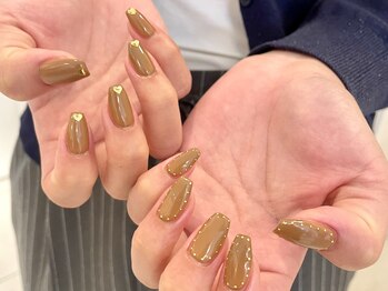 プラス ファースト(Plus 1st)/ブラウンネイル　by ninomiya