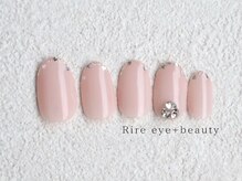 リール アイプラスビューティー(Rire eye + beauty)/ハートフレンチオフィスネイル