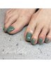【当日限定】nail/foot ワンカラー　オフ無し　¥4400