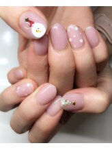 ネイルサロン アイル(nail salon i’ll)/スノーマン☆キャラアート
