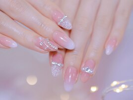 ベビーブーマーネイル　ツイード