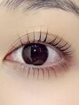 アイラッシュサロン ブル 松戸東口店(Eyelash Salon Bull) Uカールデザインでどの角度からみても可愛く♪