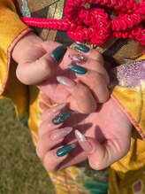 グラシアスドット(Gracias.)/成人式/和柄/ラメグラデーション