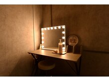 エステ後にメイクのお直しにどうぞ☆