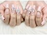 アクリルスカルプ★フレンチネイル！ストーンorパーツ2本サービス
