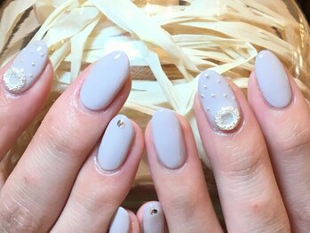 ネイルズ ララ(nails Lala)/大人ワンカラーネイル。