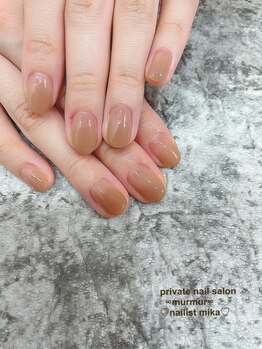 プライベート ネイルサロン マーマ(murmur)/ちゅるんワンカラー
