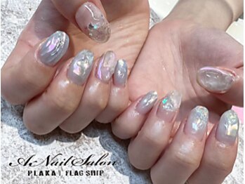 エーネイルサロン プラーカ本店(A-Nail Salon)/うるつやネイル
