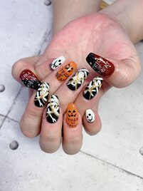 ハロウィンデザインネイル