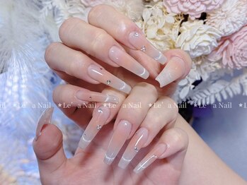 レアネイル 渋谷店(Le’a nail)/チーク☆マグネット☆フレンチ