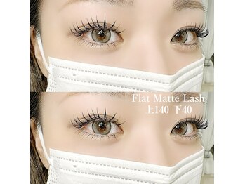 アイラッシュ ウィオラ(eyelash viola)/上下マツエク◯束感仕上げ