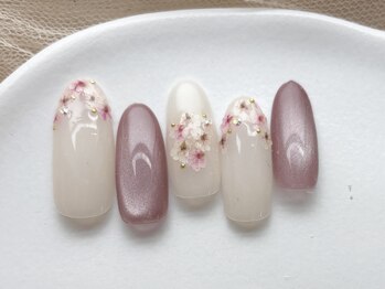 押し花ネイル/定額7000円